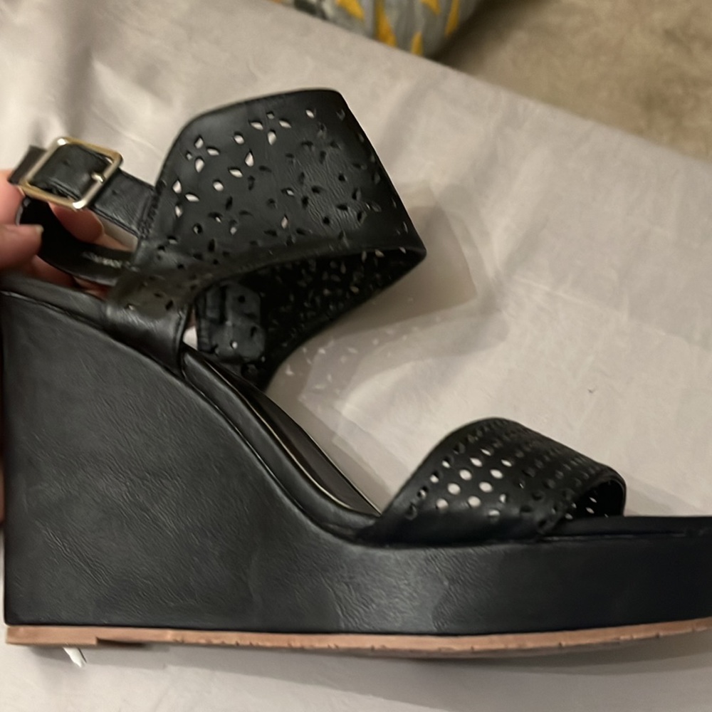 XOXO Wedges Worn Once